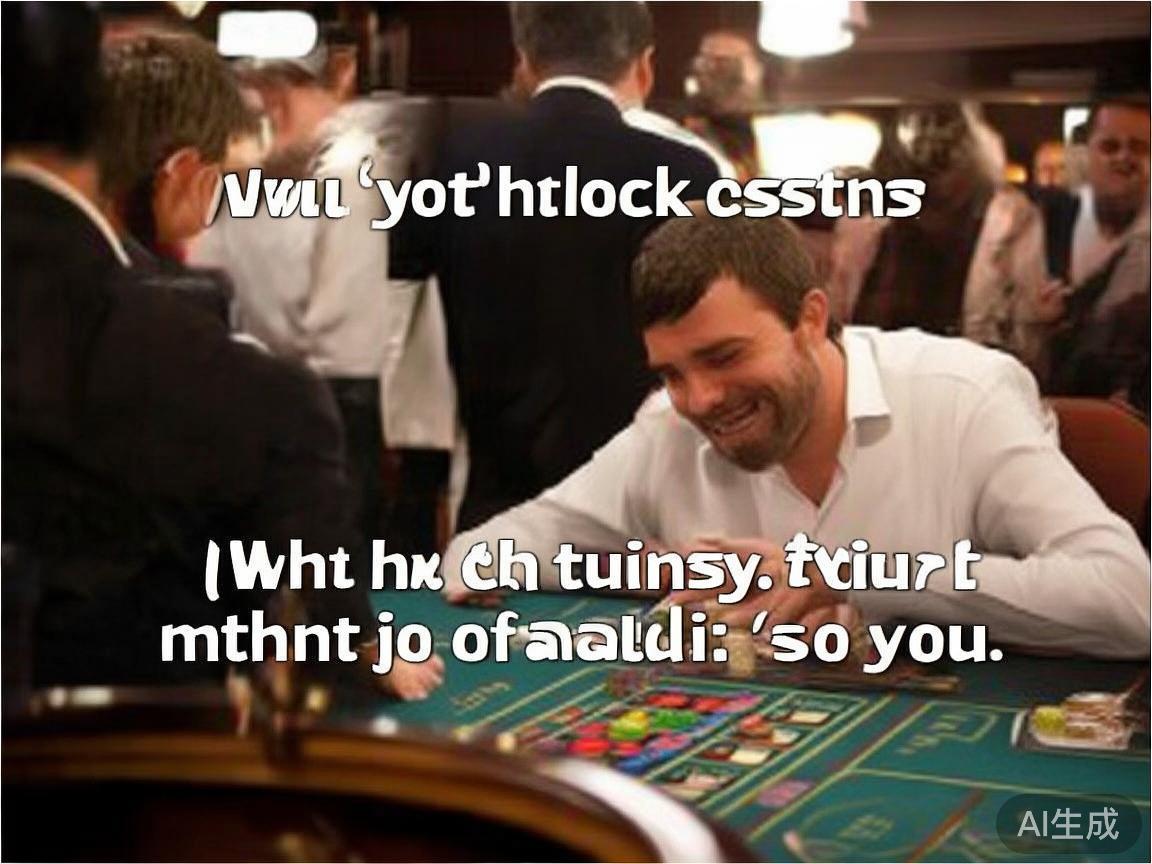 比如，有一位玩家在轮盘桌前豪赌数次不中，感叹“我这