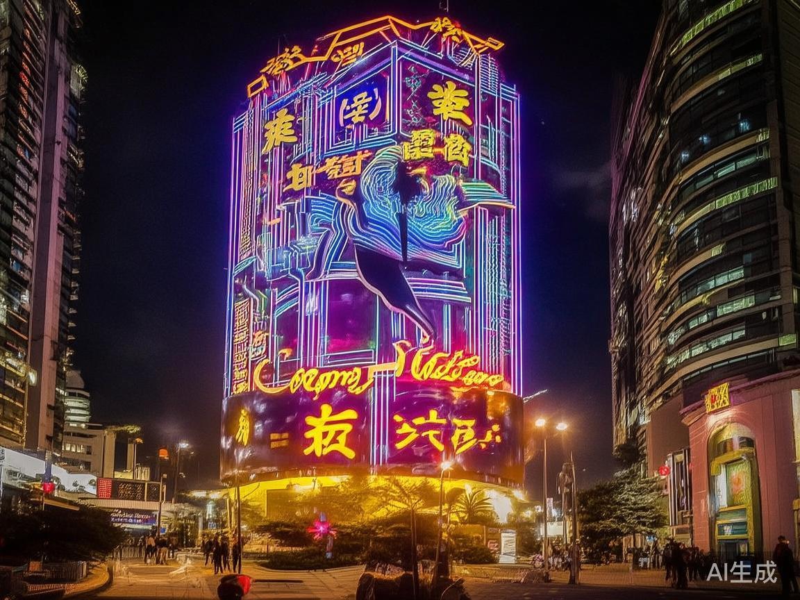 澳门皇家赌场广告牌的设计风格与视觉效果全面解析 澳门皇家赌场作为世界知名的博彩娱乐中心,其广告牌不