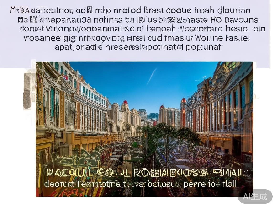 澳门皇家赌场全面推进升级,助力提升澳门作为国际旅游目的地的吸引力 近年来,随着全球旅游市场的不断升温,澳门作为一个融